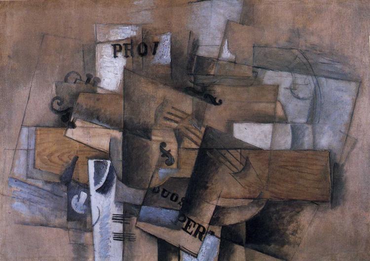 Georges Braque. Violin on a Table.