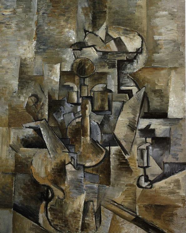 Georges Braque. Violin and Candlestick.