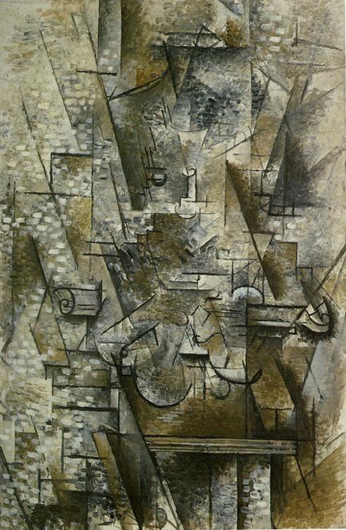 Georges Braque. Still Life with a Violin.
