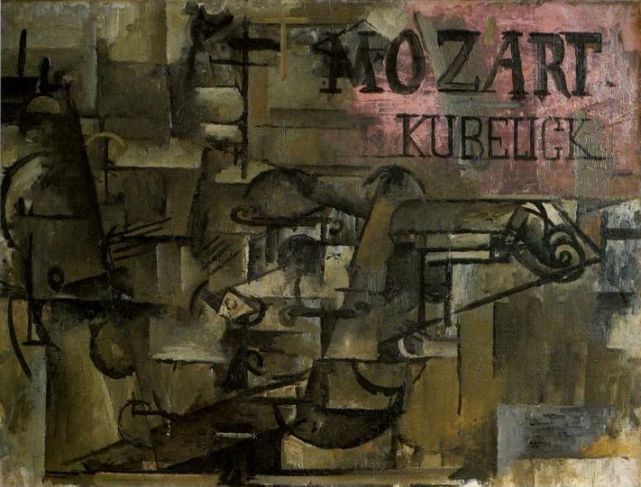 Georges Braque. Violin: "Mozart/Kubelick".