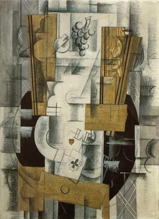 Georges Braque. Fruit Dish, Ace of Clubs.