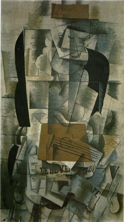 Georges Braque. Woman with a Guitar.