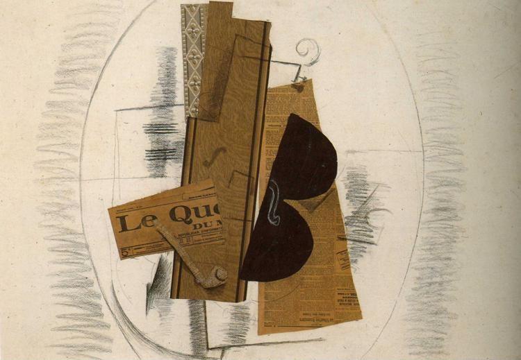 Georges Braque. Violin and Pipe: "Le Quotidien".