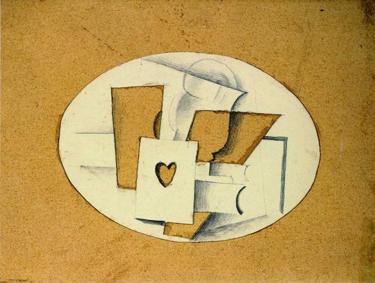 Georges Braque. Still Life with Ace of Hearts.