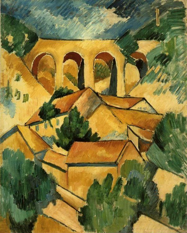 Georges Braque. Viaduct at L'Estaque.