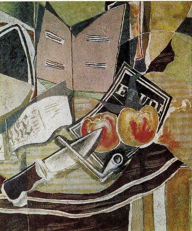 Georges Braque. The Round Table. Detail.