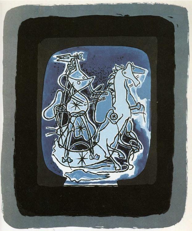 Georges Braque. Helios V, Blue-Violet.