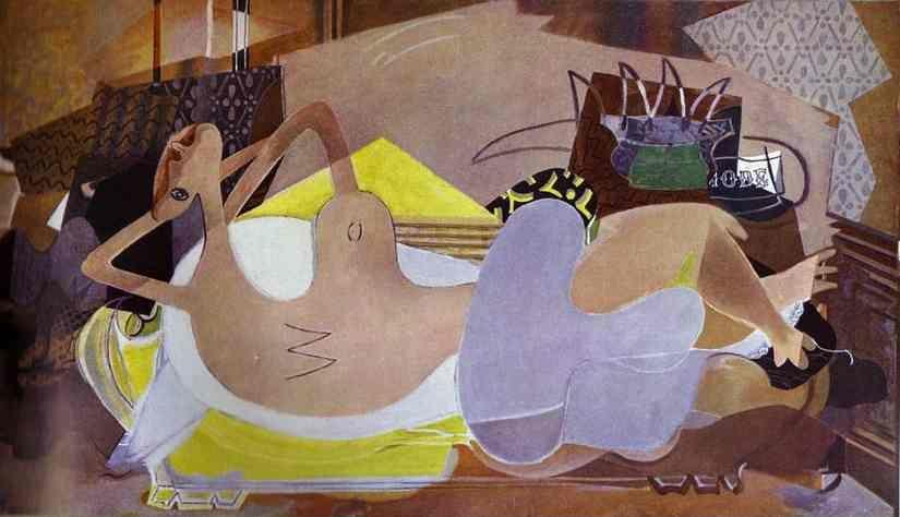 Georges Braque. Lying Nude (The Bather IX).