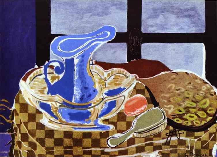 Georges Braque. The Blue Washbasin / La Cuvette Bleue.