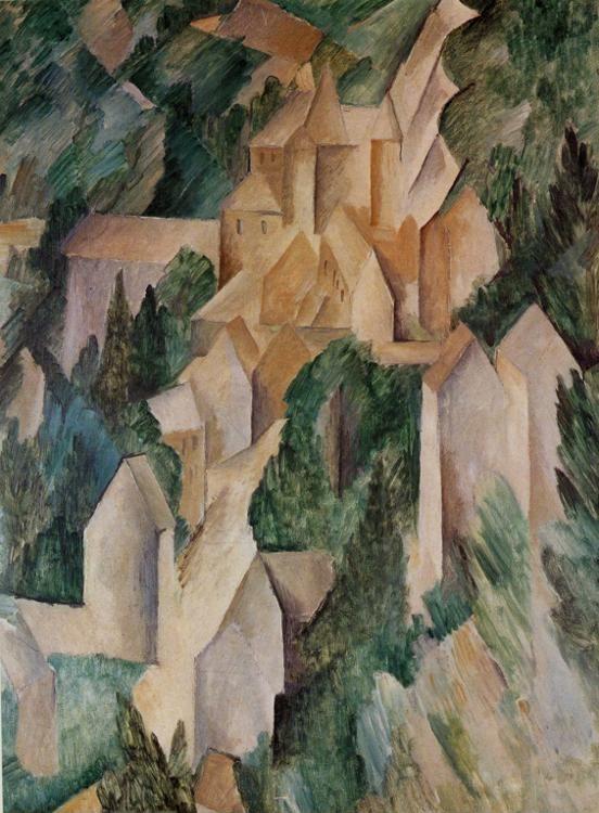 Georges Braque. The Chateau at La Roche-Guyon.