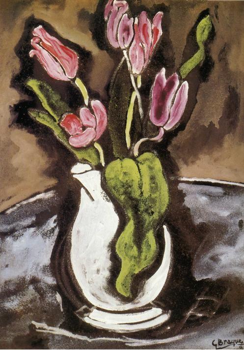 Georges Braque. Vase of Tulips.