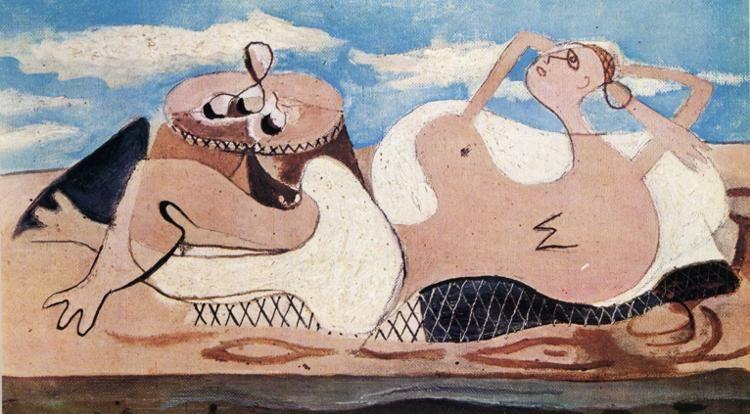 Georges Braque. Nude Reclining on a Guéridon.