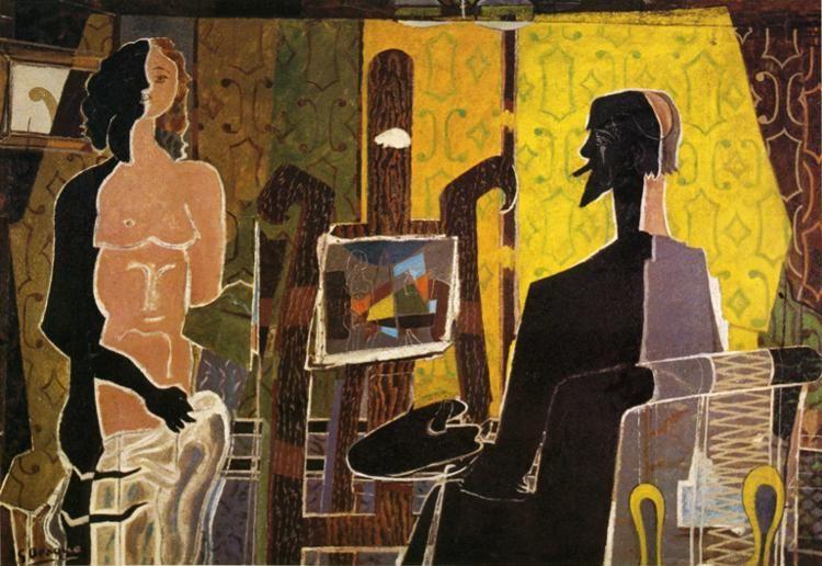 Georges Braque. The Painter and His Model.