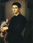 Agnolo Bronzino. Portrait of Young Sculptor (sometimes known as The Amateur of Sculpture).