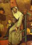 Pieter Bruegel the Elder. The Fight between Carnival and Lent. Detail.