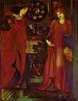 Sir Edward Burne-Jones. Fair Rosamond and Queen Eleonor.