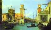 Canaletto. The Arsenal: the Water Entrance.