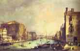 Canaletto. Grand Canal: Looking East, from the Campo San Vio.
