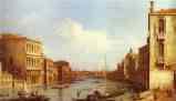 Canaletto. The Grand Canal from Campo S. Vio towards the Bacino.