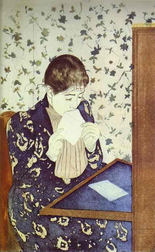 Mary Cassatt. The Letter.