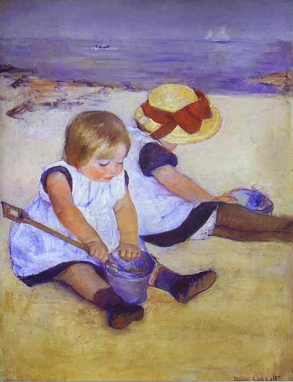 Mary Cassatt. Two Children at the Seashore.
