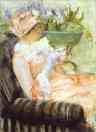 Mary Cassatt. The Cup of Tea. (Portrait of Lydia).
