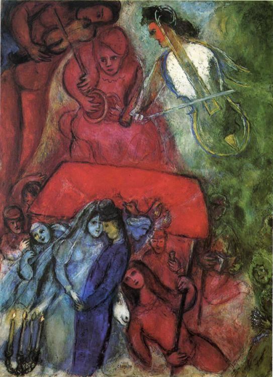 Marc Chagall. The Wedding.