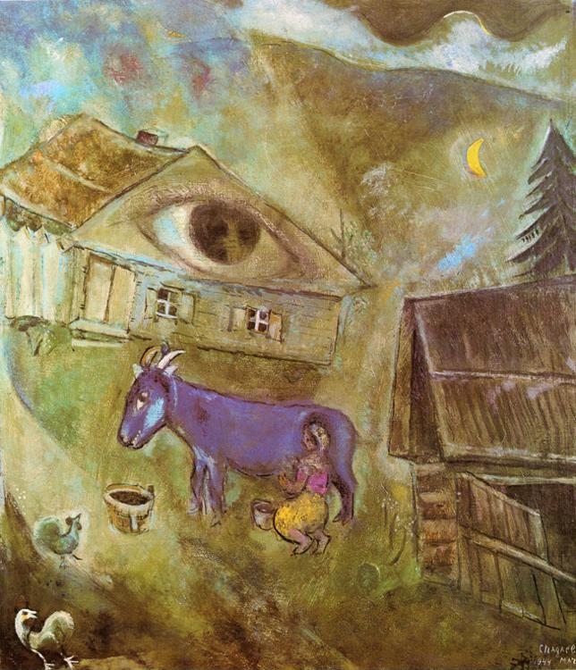 Marc Chagall. The House with the Green Eye.