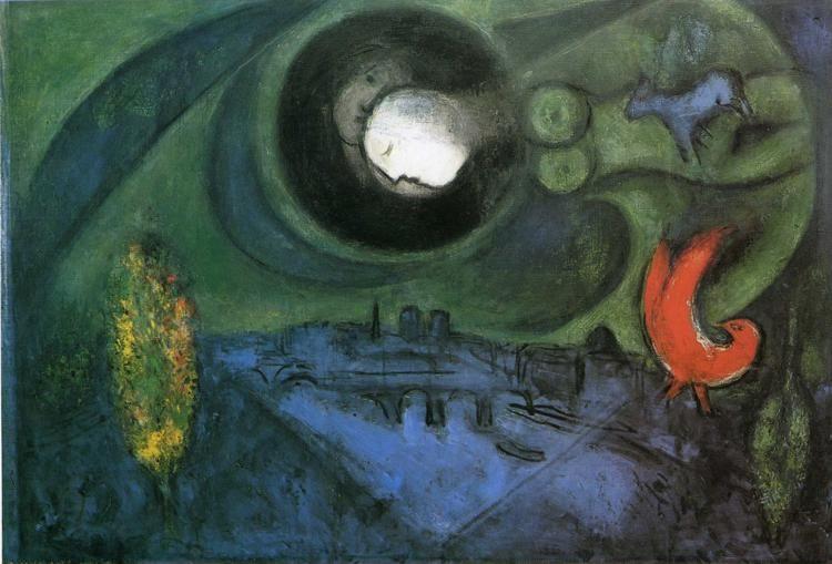 Marc Chagall. Le Quai de Bercy.