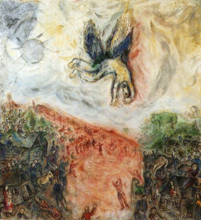 Marc Chagall. The Fall of Icarus.