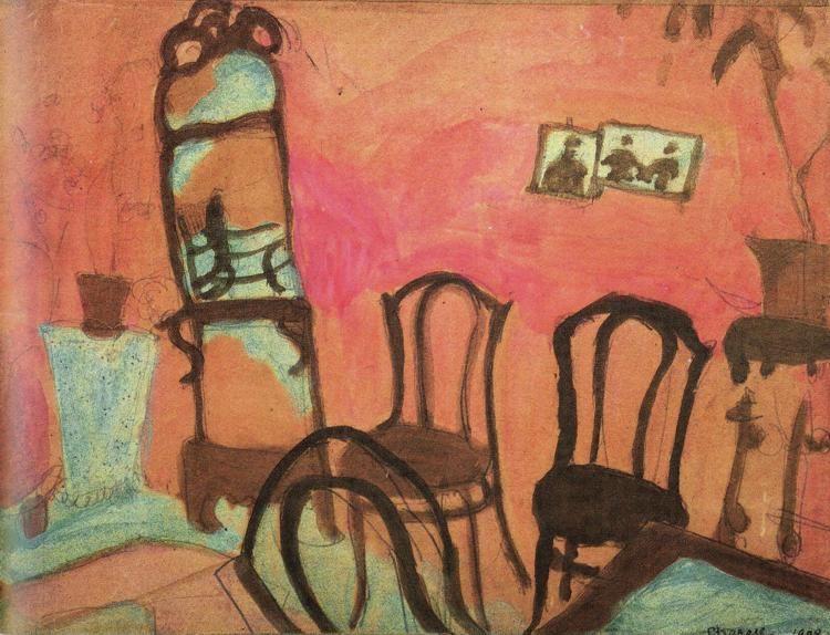 Marc Chagall. Small Drawing Room.