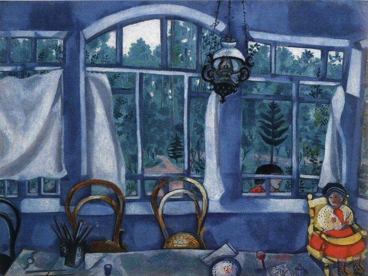 Marc Chagall. Window over a Garden.