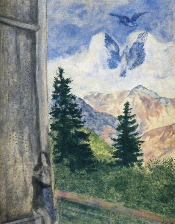 Marc Chagall. View at Peira-Cava.