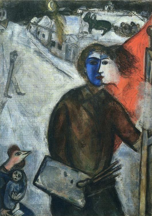 Marc Chagall. Hour between Wolf and Dog (Between Darkness and Light).