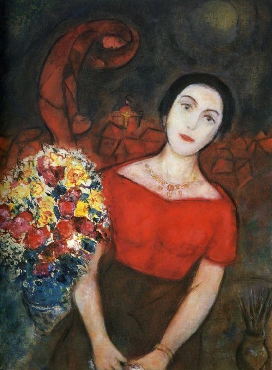 Marc Chagall. Portrait of Vava.