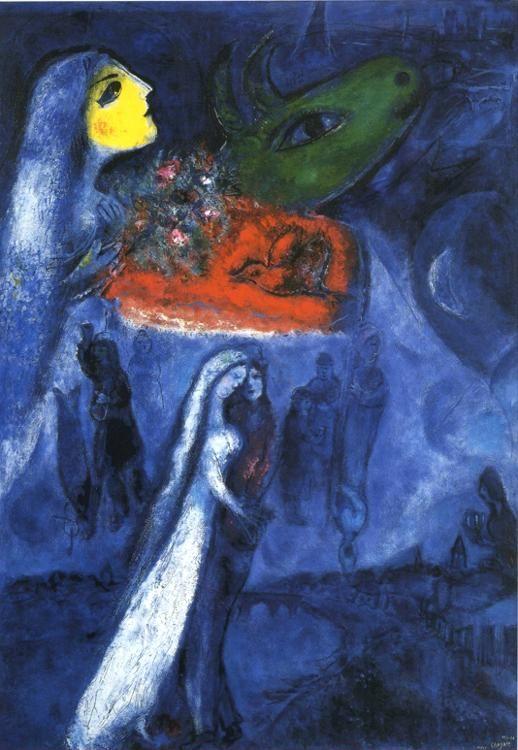 Marc Chagall. On Two Banks.