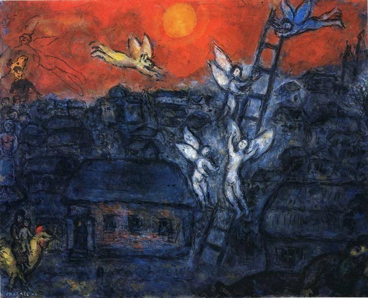 Marc Chagall. Jacob's Ladder.