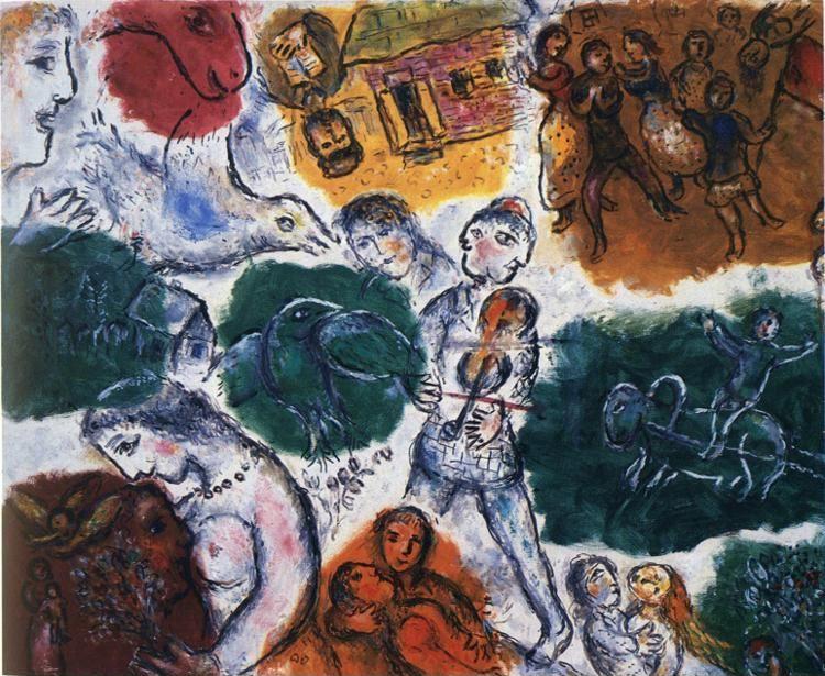 Marc Chagall. Composition.