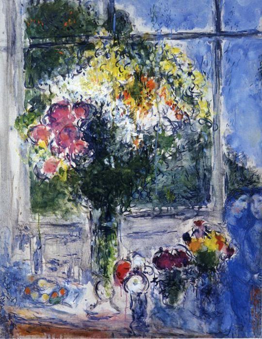 Marc Chagall. Window in Artist's Studio.
