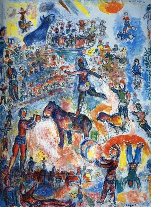 Marc Chagall. Great Circus.