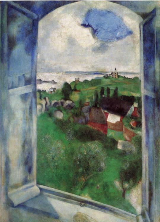 Marc Chagall. The Window (La fenêtre).