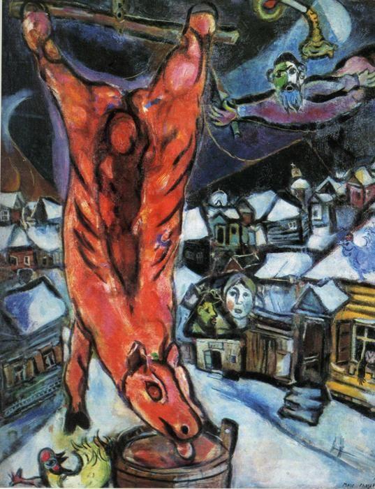 Marc Chagall. Flayed Ox (Le boeuf écorché).