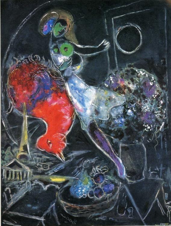 Marc Chagall. Night (La nuit).