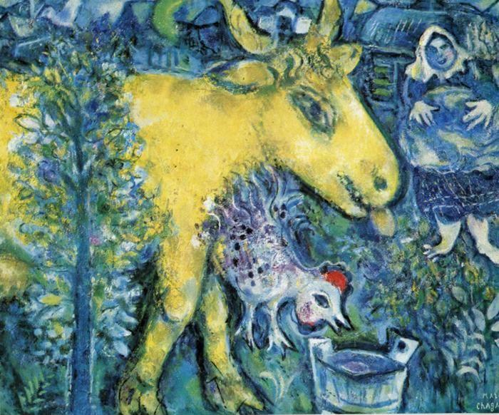 Marc Chagall. The Farmyard (La ferme).