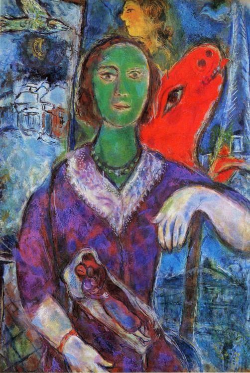 Marc Chagall. Portrait of Vava (Portrait de Vava).