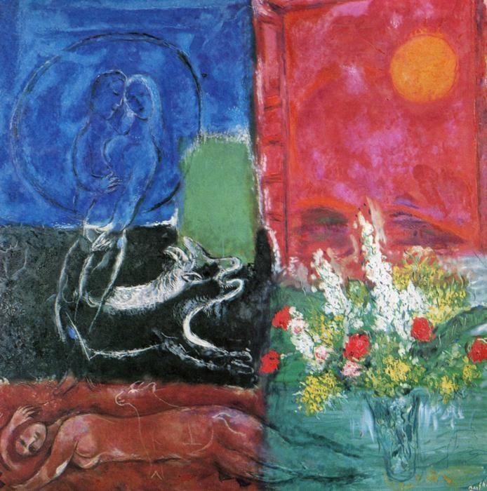 Marc Chagall. The Sun of Poros (Le soleil de Poros).
