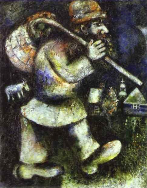 Marc Chagall. Le Juif errant.