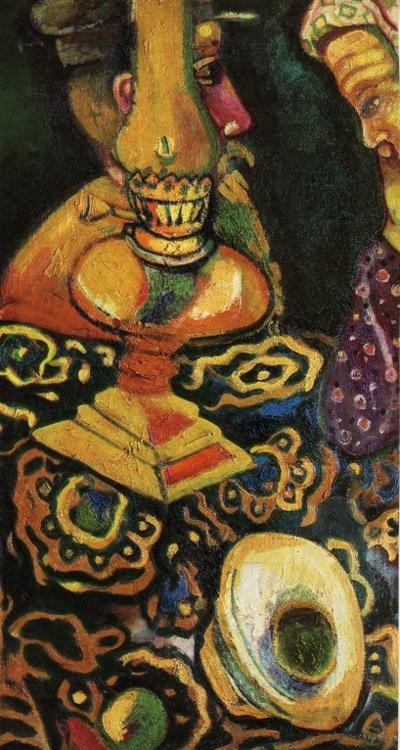 Marc Chagall. Still Life with Lamp (Nature morte à la lampe).