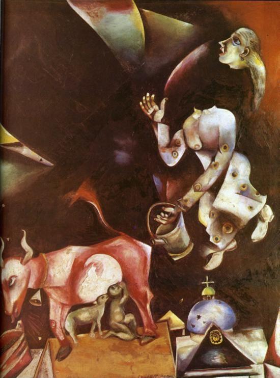 Marc Chagall. To Russia, with Asses and Others.