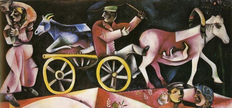 Marc Chagall. The Cattle Dealer.